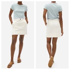 Everlane The Canvas Stamp Denim Skirt